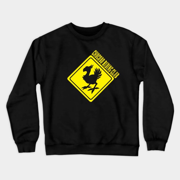 Chocobo Riding Club Final Fantasy Crewneck Sweatshirt by OtakuPapercraft